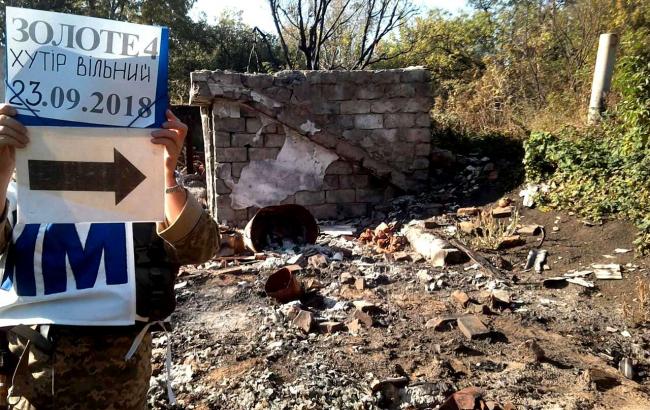 В освобожденном хуторе Вильный задокументировали разрушение 8 жилых домов, - СЦКК