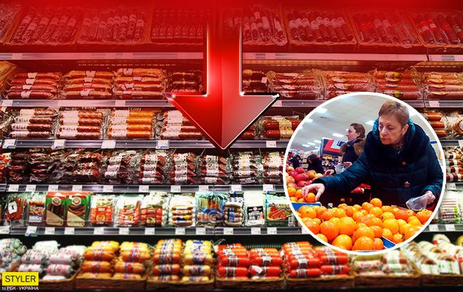 В Украине после праздников резко упали цены на продукты