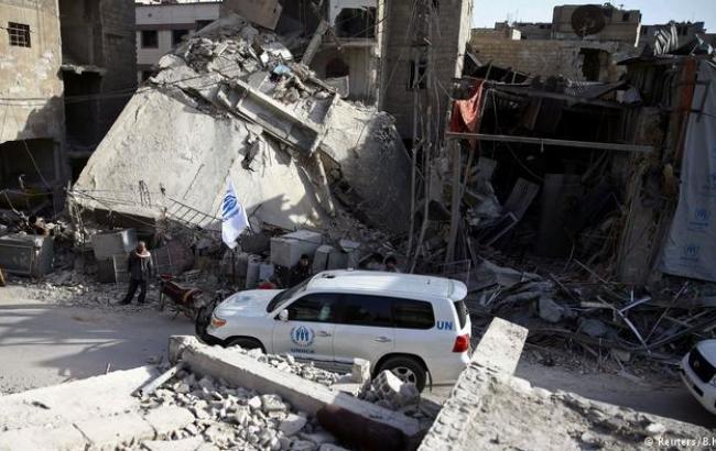 Війна в Сирії: гумконвой ООН не зміг доїхати до Східної Гути