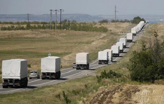 Шостий російський "гумконвой" прибув у Донецьк і Луганськ
