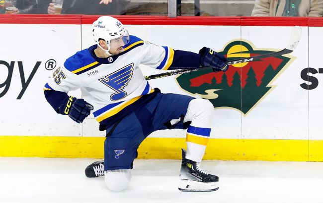 Форвард "Сент-Луїса" з хет-триком очолив топ-3 зірок вечора НХЛ: відео