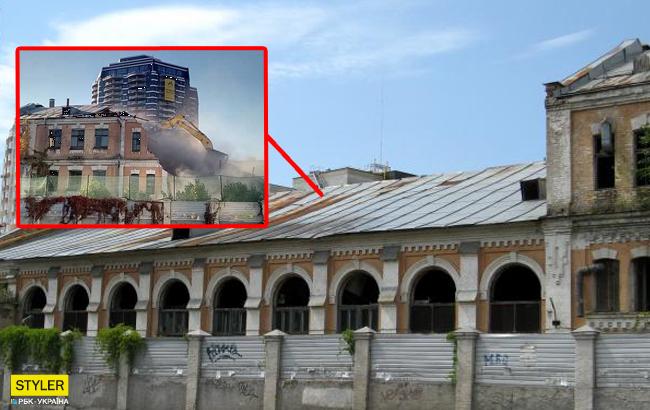 "Уничтожили город наш": разрушение здания бывшего хлебозавода вызвало негодование у киевлян