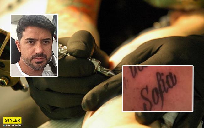 Екс-чоловік Ані Лорак зробила тату на честь дочки Софії