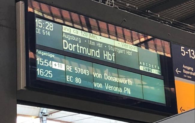 Негода в Німеччині: по всій країні призупинено рух потягів