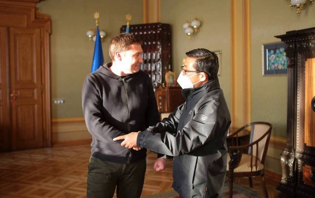 Посол Китаю в Україні зустрівся з керівництвом Львівської області, запевнивши у добрих намірах