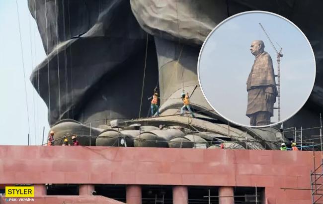 У Індії звели найвищу в світі статую