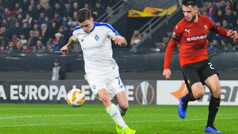 Динамо - Ренн: онлайн трансляция (счет 3:1)