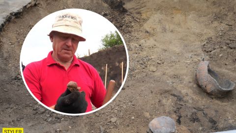 Под Луганском в кургане нашли захоронения загадочного племени с удлиненными головами (фото)