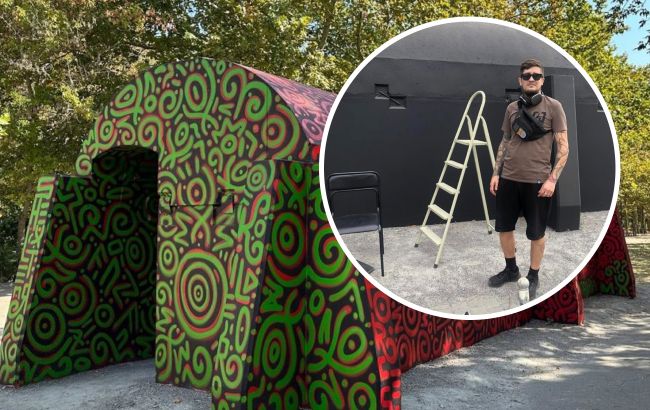 У Херсоні з'явилися унікальні арт-укриття у стилі "кавунового камуфляжу" (фото)