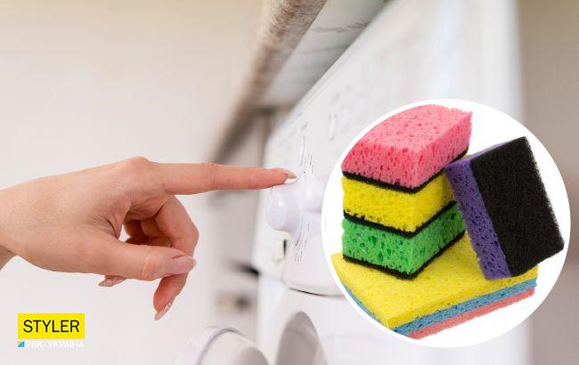 Киньте губку для посуду в пральну машину і результат вас точно здивує