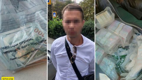 Киевлянину обменяли 28 тысяч долларов на сувенирные гривны (видео)