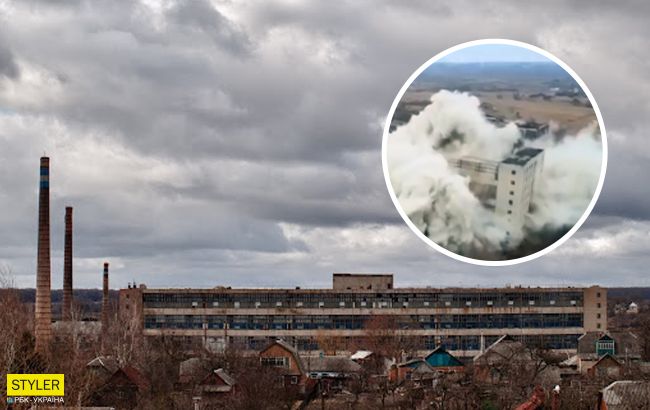 У Харкові з димом і гуркотом підірвали легедарний 130-річний фаянсовий завод: видовищне відео