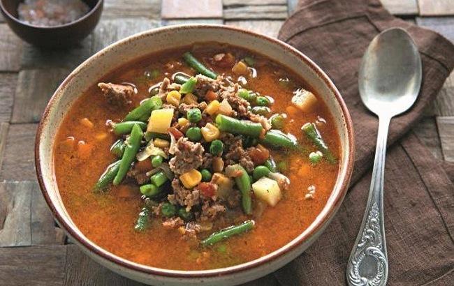 Овощной суп с фаршем: быстро и вкусно