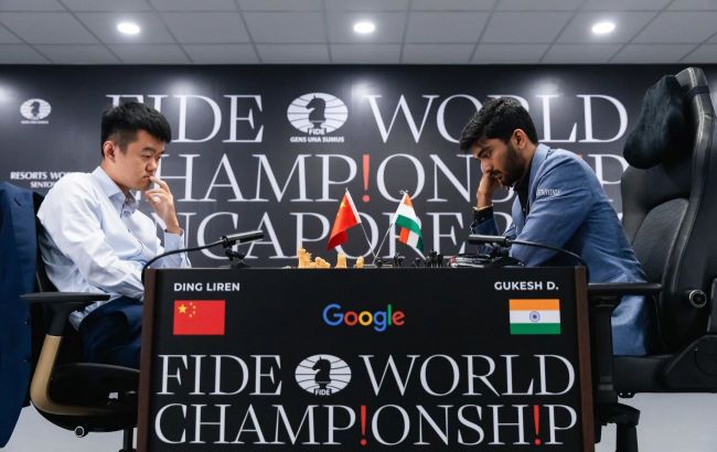 Дін Ліжень &ndash; Гукеш Доммараджу: хто виграв другу партію матчу за шахову корону світу