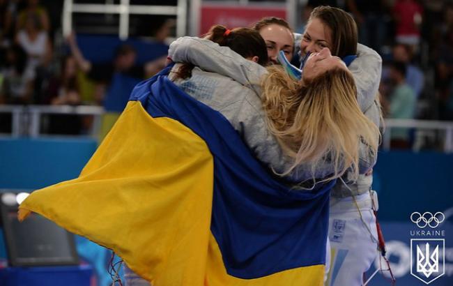 Украинские саблистки стали чемпионками Европейских игр в Баку