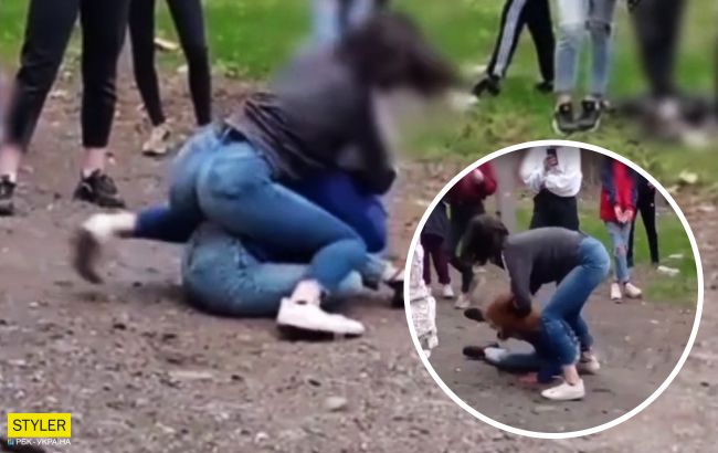В Запорожье старшеклассницы избили девочку-подростка: толпа очевидцев снимала на телефоны