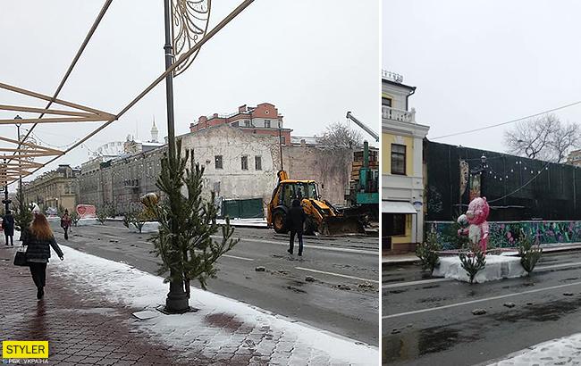 "Жесть": новорічна інсталяція у Києві викликала шквал обурення в мережі