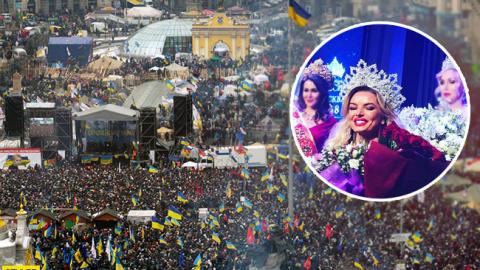 Украинка может лишиться звания "Миссис Москва-2018" из-за посещения Евромайдана
