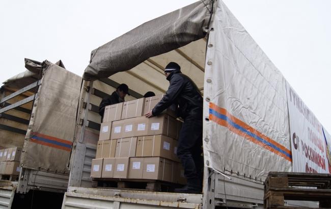 Пограничники сообщили, что прибывший российский гумконвой был полупустой