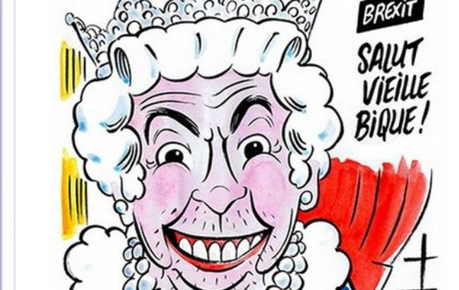 Charlie Hebdo опублікував карикатури на Brexit