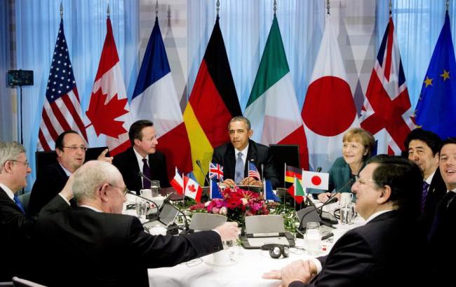 G7 предупреждает о введении санкций против тех, кто нарушит минские договоренности