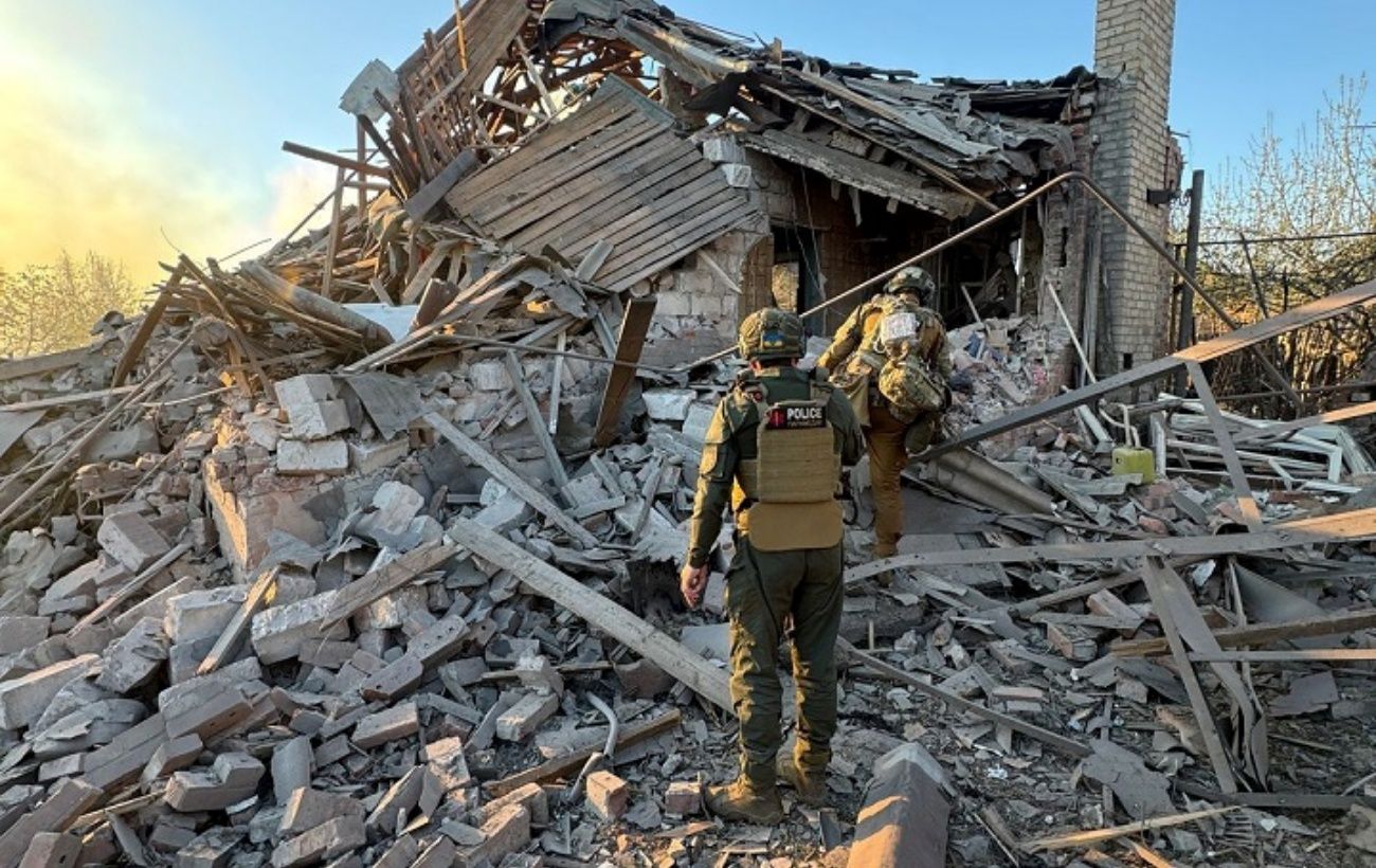 Konstantinovka Hit Twice in a Day by Russia