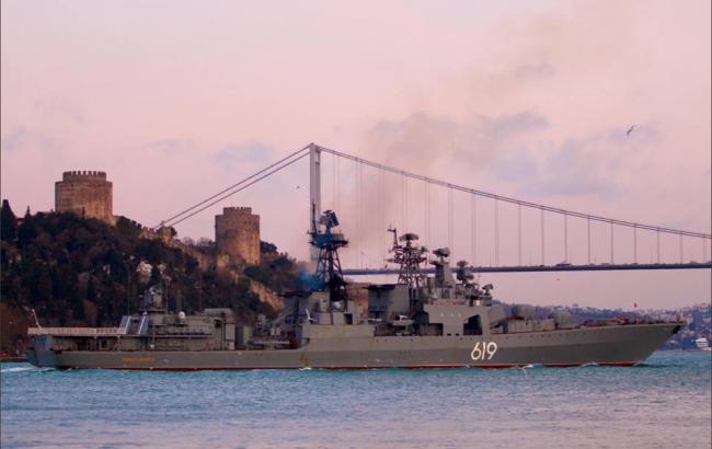 В Черное море вошел боевой корабль Северного флота РФ