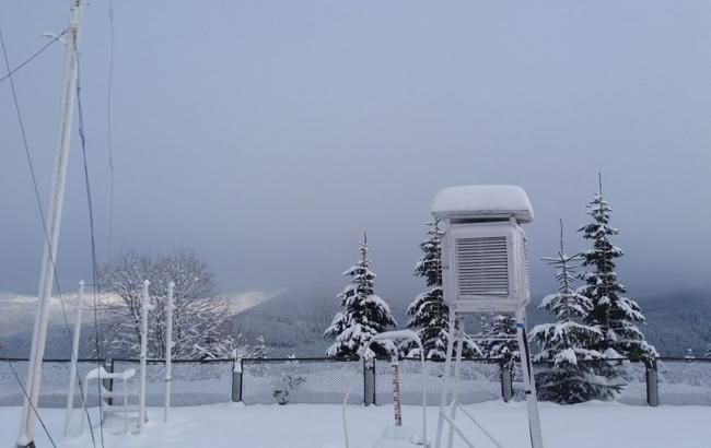 Висота снігового покриву в Карпатах зростає