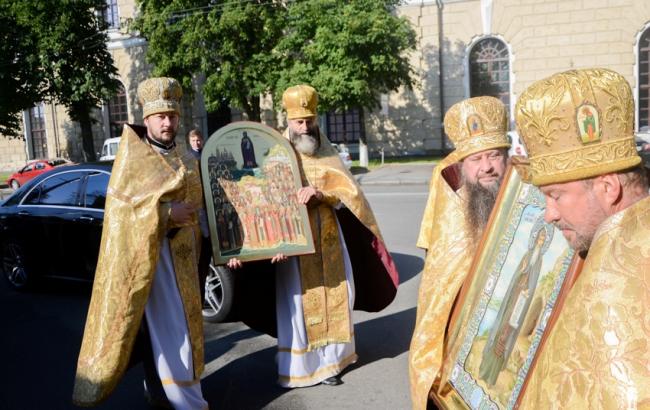 В Киев привезли афонскую святыню