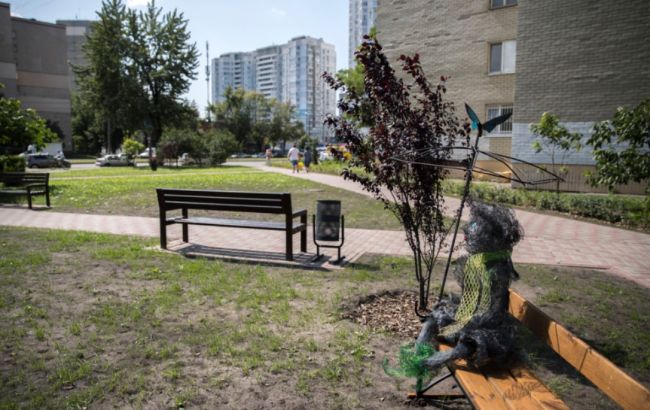 Кличко показал видео нового сквера в Дарницком районе