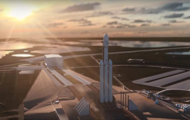SpaceX запускает ракету Falcon Heavy (трансляция)