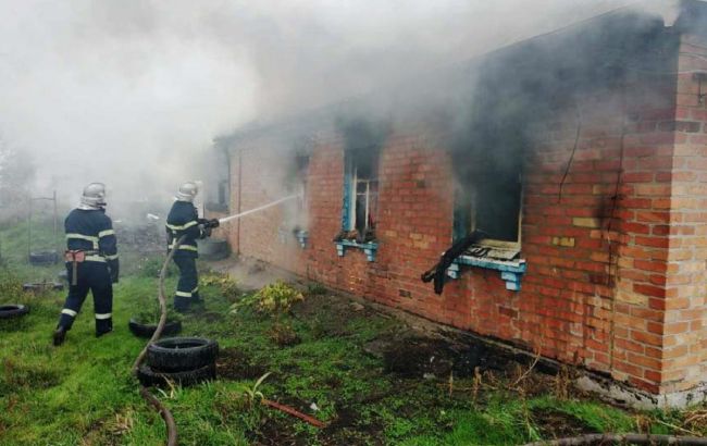В Черкасской области во время пожара в доме погибли три человека