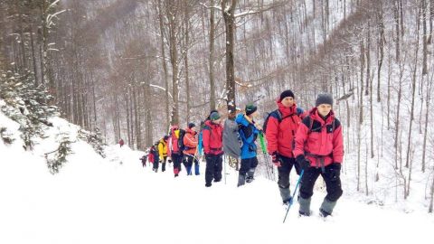 Карпаты сковали морозы.  Температура опустилась до -21