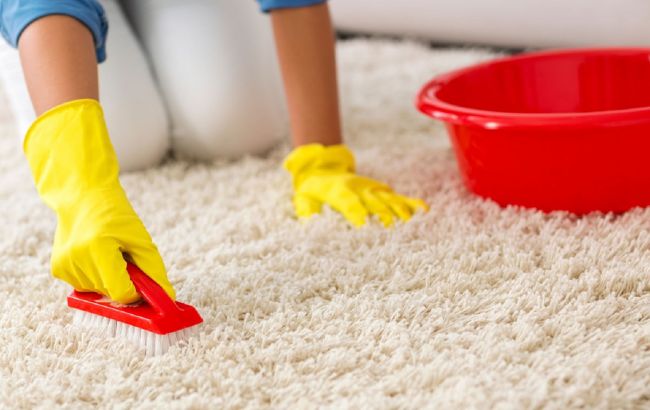 Цей спосіб допоможе без зусиль очистити килим за хвилини. Буде як новий