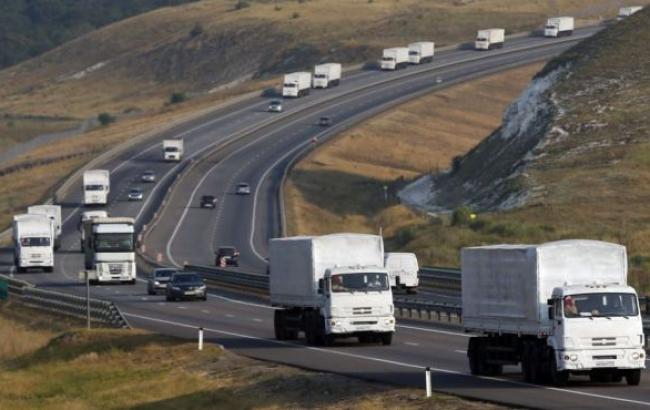 Россия отправила на Донбасс новый "гуманитарный конвой" из 100 грузовиков