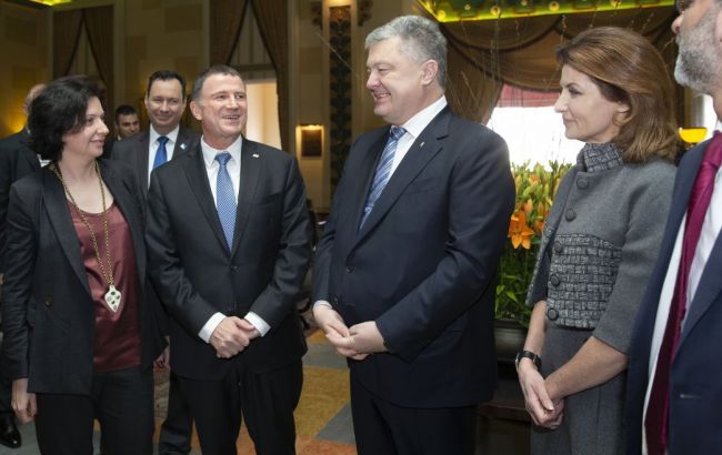 Порошенко и спикер Кнессета Израиля обсудили ратификацию соглашения о свободной торговле