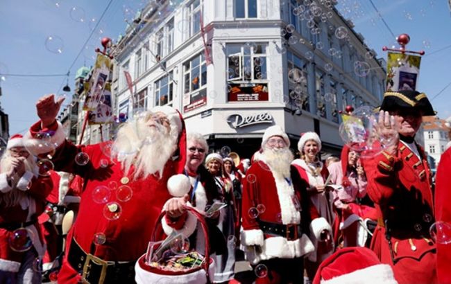 У Данії відкрився всесвітній конгрес Санта-Клаусів