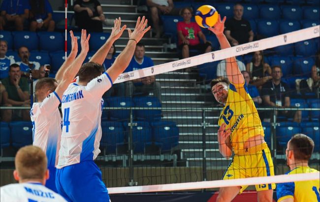 Сборная Украины потерпела второе поражение на волейбольном Евро-2023