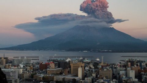 В Японії активізувався вулкан Сакурадзіма
