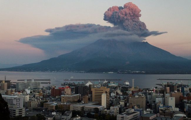 В Японії активізувався вулкан Сакурадзіма