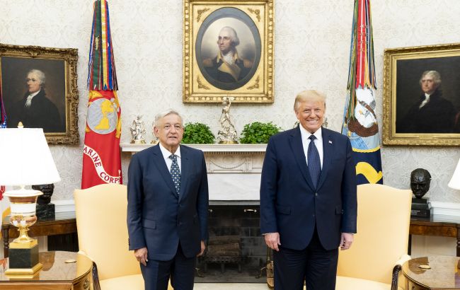 Президенты США и Мексики впервые встретились