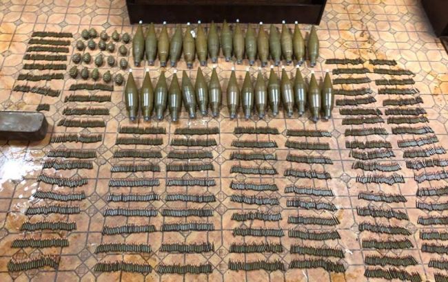 В Донецькій області виявили арсенал боєприпасів