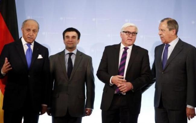 Климкин, Лавров, Штайнмайер и Фабиус выступают за скорейшую встречу контактной группы в Минске