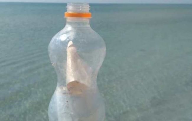 В Азовском море нашли бутылку с "посланием из прошлого" (фото письма)