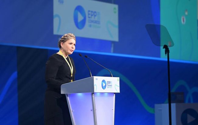 Тимошенко: тільки розгром режиму Путіна призведе до швидкого припинення війни й миру