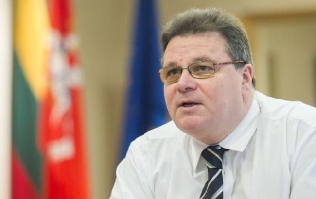 ЕС отложил введение новых санкций против РФ по просьбе Украины, - глава МИД Литвы