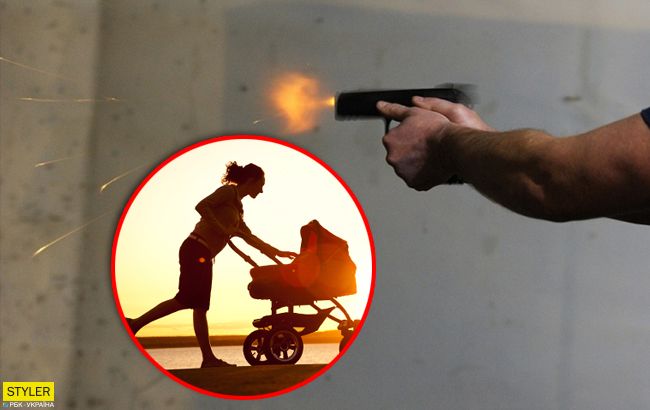Екс-поліцейський влаштував стрілянину: мати з дитиною закрив собою перехожий