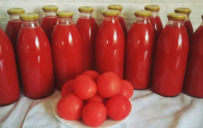 Можно не покупать в магазине: домашний томатный сок с мякотью за 30 минут на зиму