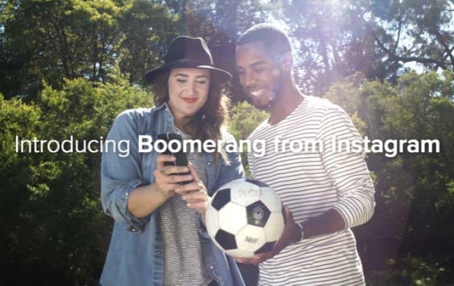Instagram випустила додаток Boomerang для запису коротких відео