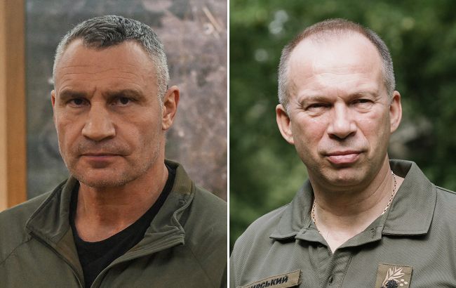 Кличко подякував Сирському за оборону Києва та звернувся до нового головкома